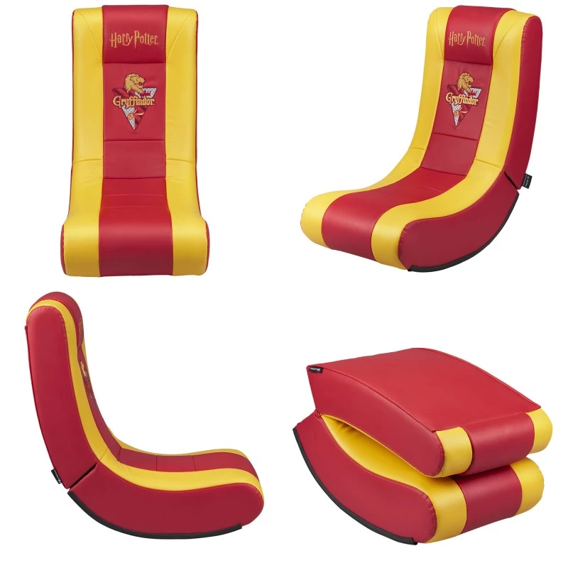 Silla gaming para consola Subsonic SA5610-H1 asiento acolchado rojo amarillo