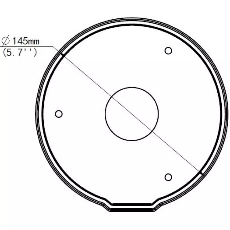 Caja de conexiones ALLNET Montagebox MiniDome ALL-CAM2495-LVEFN para cámaras MiniDome