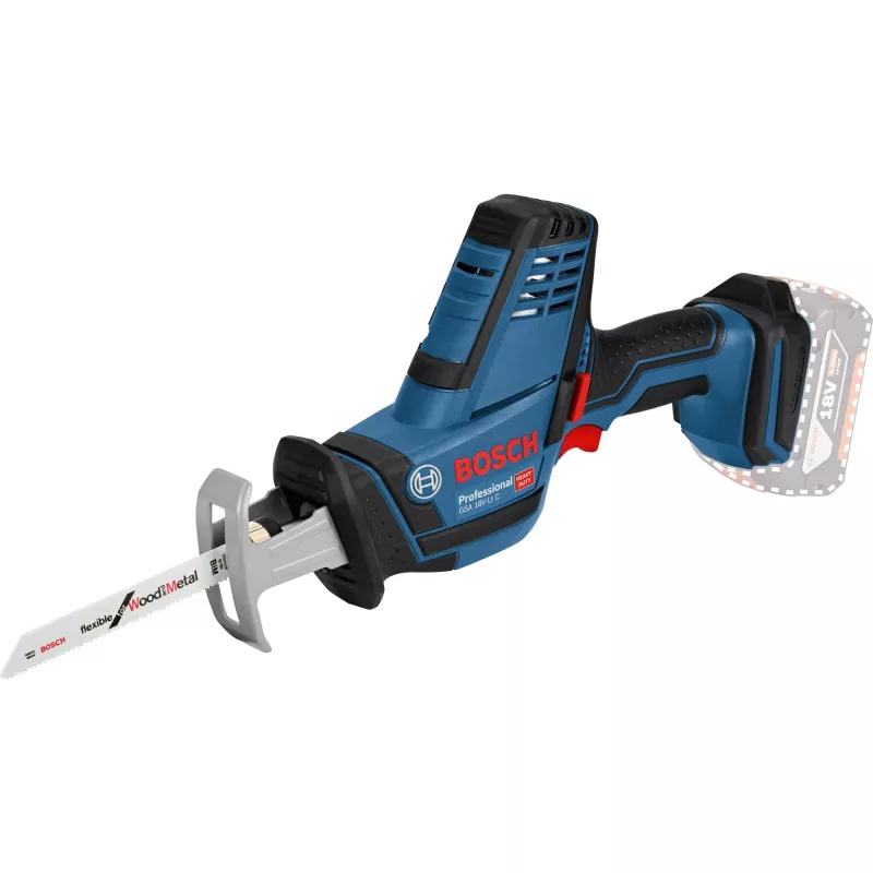 Bosch GSA 18 V-LI C Professional sierra de sable inalámbrica, solo