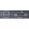 Juguete de construcción Cobi Opel Rekord C 1700 L Cabriolet maqueta, maqueta a escala
