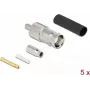 Conector hembra BNC para crimpar RG-174 RG-316 DeLOCK 90014