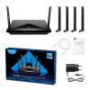 Router WiFi de sobremesa Cudy P5 — Wi‑Fi 6 de doble banda, 5G Sub6, Dual NanoSIM, Gigabit Ethernet, 6 antenas extraíbles, 256 MB RAM