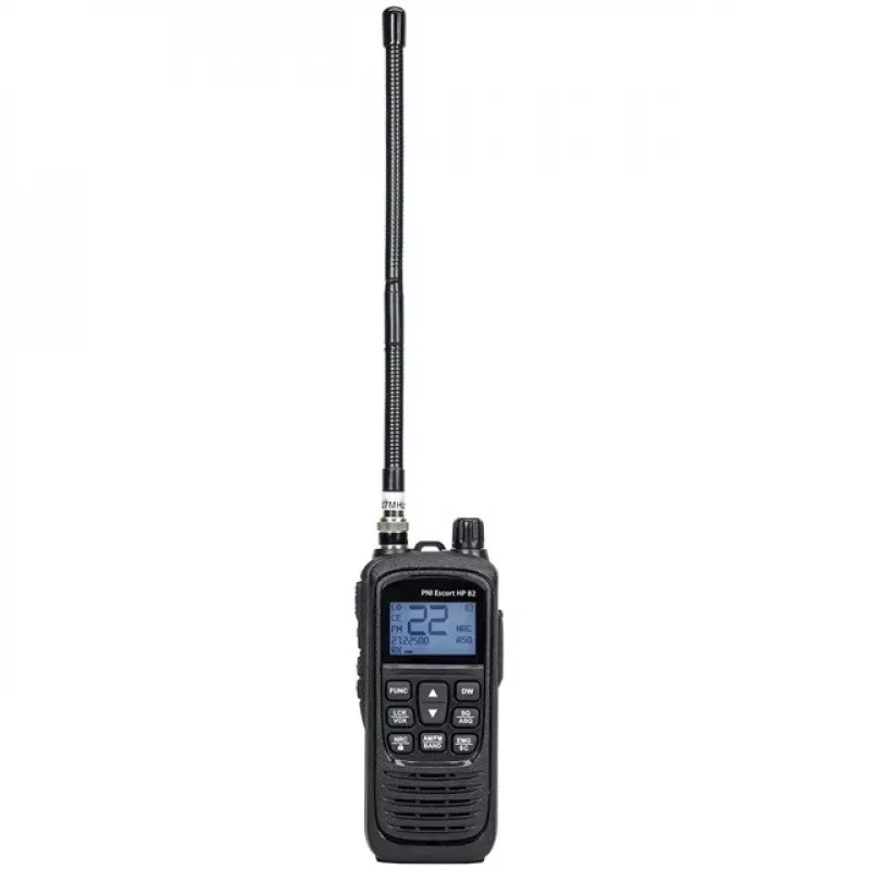 PNI Escort HP 82 radio CB portátil, 1800 mAh, USB-C, negra