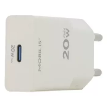 Cargador de pared Mobilis Energia 20W USB-C blanco - Cargador (020025)