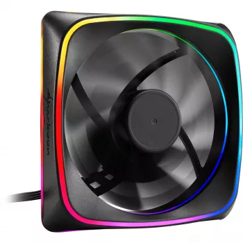 Ventilador Sharkoon RGB SHARK Lights 12 cm negro