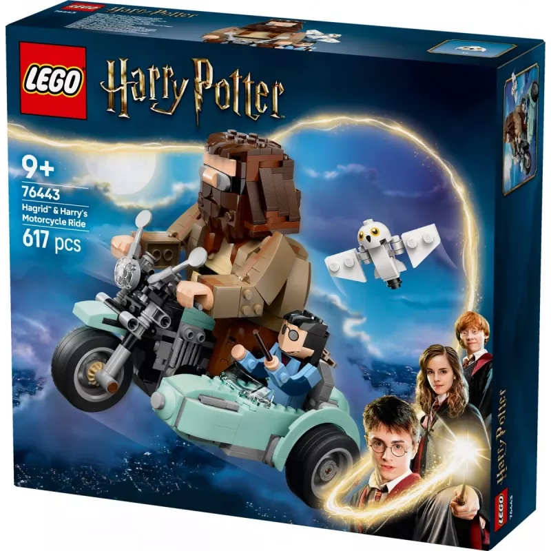 LEGO HARRY POTTER 76443 Paseo en moto de Hagrid y Harry