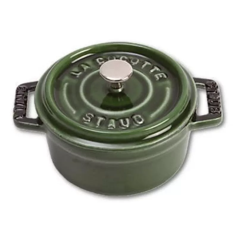 Staub 40509-804 Mini Cocotte 10 cm, verde albahaca, hierro fundido