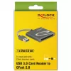 Lector de tarjetas DeLOCK 91525 USB 3.2 Gen 1 gris