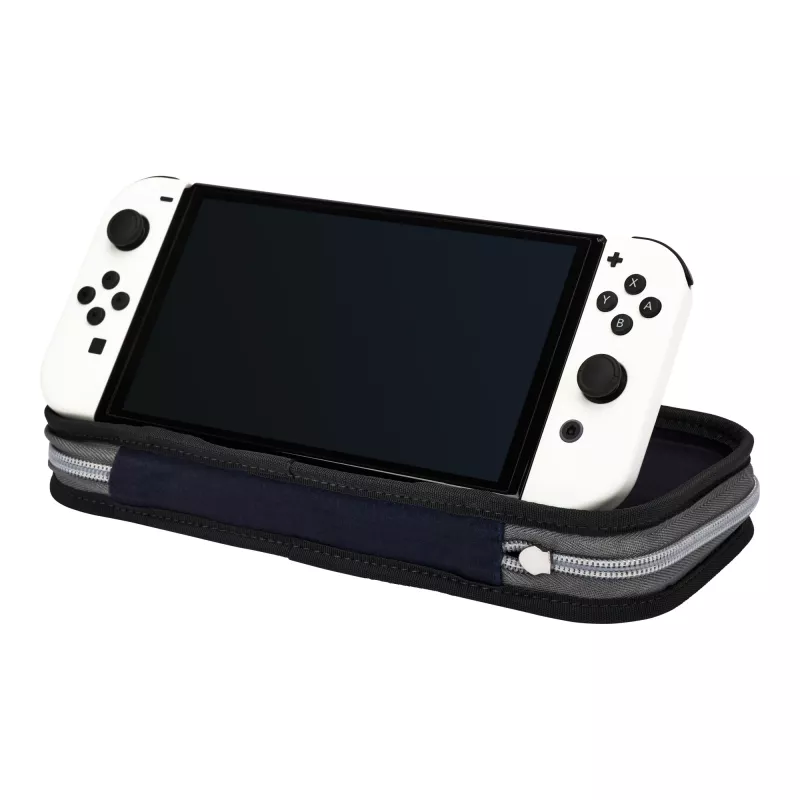 Power A NSCS0087-01, funda, Nintendo, negro, gris, blanco, fieltro, Nintendo Switch, Nintendo Switch Lite, resistente a arañazos