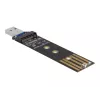 Convertidor combo DeLOCK para M.2 NVMe PCIe o SSD SATA USB 3.2 Gen 2 negro