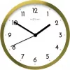 NeXtime Reloj de pared 2523gw Arabic, Ø44 cm, pared, dorado/blanco