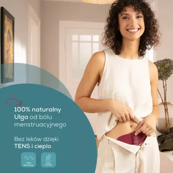 Masajeador menstrual Beurer EM 50 Berry — dispositivo eléctrico para aliviar el dolor menstrual