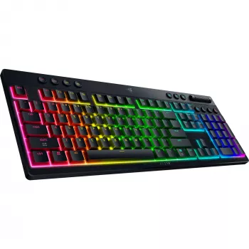 Teclado mecánico de perfil bajo Razer BlackWidow V4 — interruptores Orange, Bluetooth inalámbrico