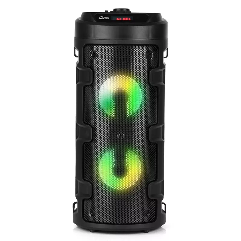Media-tech Partybox Keg Bt - altavoz estéreo Bluetooth compacto con radio FM, reproductor MP3 MT3165