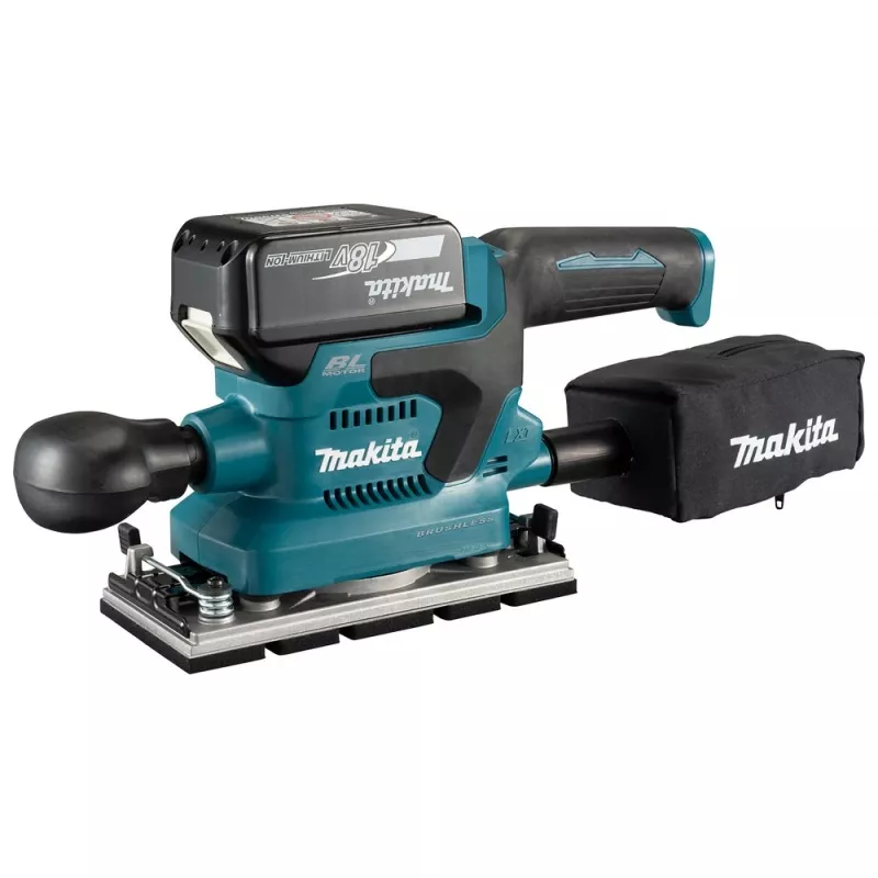 Makita DBO382Z lijadora excéntrica lijadora orbital 12000 rpm negro, turquesa 200 W