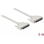 Cable serie DELOCK 86880, D-Sub 37 pines a D-Sub, beige, 3 m