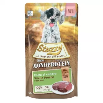 STUZZY Monoprotein cachorro ternera - Comida húmeda para perros - 150 g