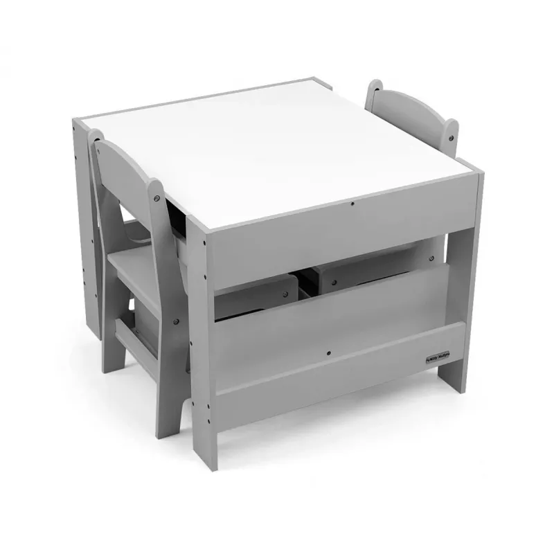 Conjunto de muebles infantiles Milly Mally Sven gris 5489 — set compacto en gris