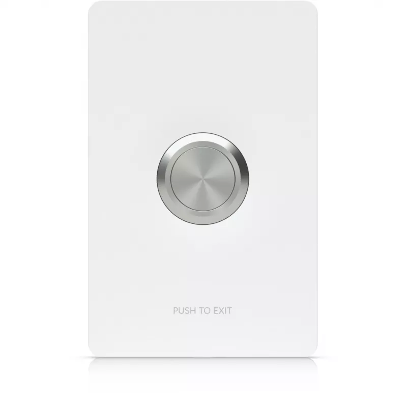 Botón de salida con cable Ubiquiti UA-Button alimentación DC 30V Policarbonato
