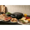 Sandwichera Promis STP 25 XXL, 4 tostadas, 1400 W, negro