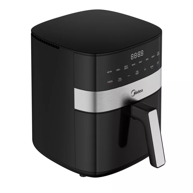 Freidora de aire Midea | MF-CN65E | potencia 1700 W | capacidad 6,5 L | negro