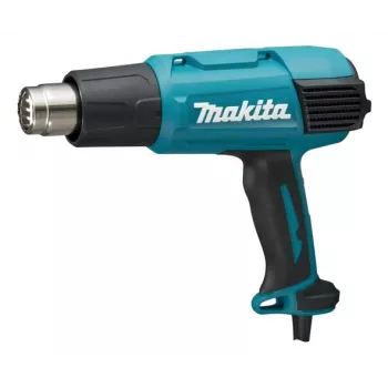 Pistola de aire caliente Makita HG6031VK 500 l/min 600 °C 1800 W Negro, Azul