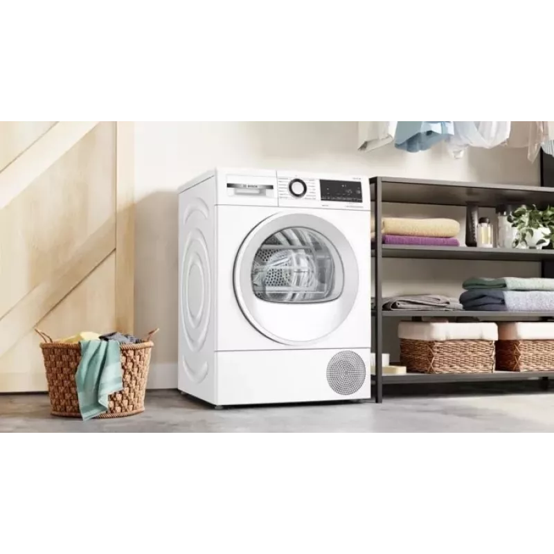 Secadora Bosch WQG145APPL 9 kg bomba de calor, 14 programas, indicador LED, blanca