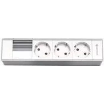 Caja empotrable Tipo F Kindermann 7449000203 gris blanco