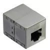 Conector hembra modular RJ-45 VALUE Cat.6 apantallado plateado