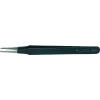Pinza de precisión Knipex L.120mm punta redonda recta ancho 2mm inoxidable antimagnética disipadora eléctrica
