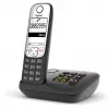 Gigaset A690A - Teléfono analógico/DECT - Terminal inalámbrico - Manos libres - 100 entradas - Negro (S30852-H2830-B101)