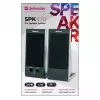 Altavoces de escritorio/estantería DEFENDER SPK-170 2.0, 4 W RMS, USB 5 V con cable, 3,5 mm, negro