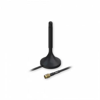 Antena TELTONIKA PR1KRF30 — 2,4–2,5 GHz 3 dBi conector macho RP-SMA, polarización lineal, 50 Ω, 30×82,8 mm