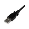 StarTech.com USBAB2MR cable USB 2.0 de A a B en ángulo recto, macho/macho, 2 m, negro