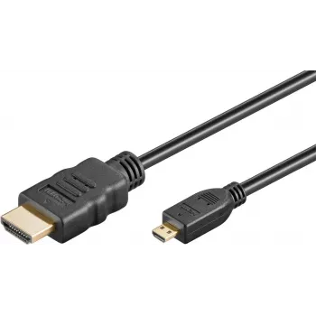 Goobay Cable HDMI a Micro-HDMI Ultra High-Speed 8K con 60 Hz - tipo de conector A> (74432)