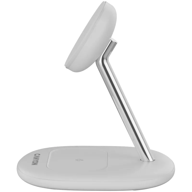 Canyon On Power 205 - 2en1 - base de carga inalámbrica para 2 dispositivos a la vez - blanca