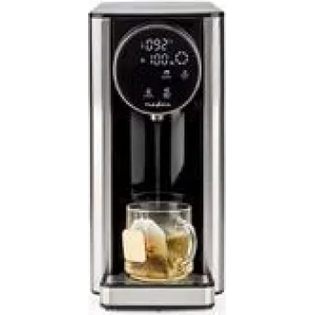Nedis KAWD310FBK - bebidas calientes - isotérmico - aluminio - negro - táctil - 2,7 l - 2600 W (KAWD310FBK)