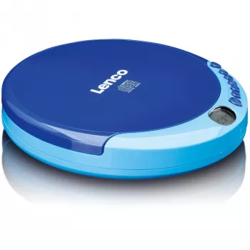 Reproductor de CD portátil Lenco CD-011 Azul
