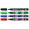 Rotulador permanente STANGER M235, 1-3 mm, set 4 colores 712012