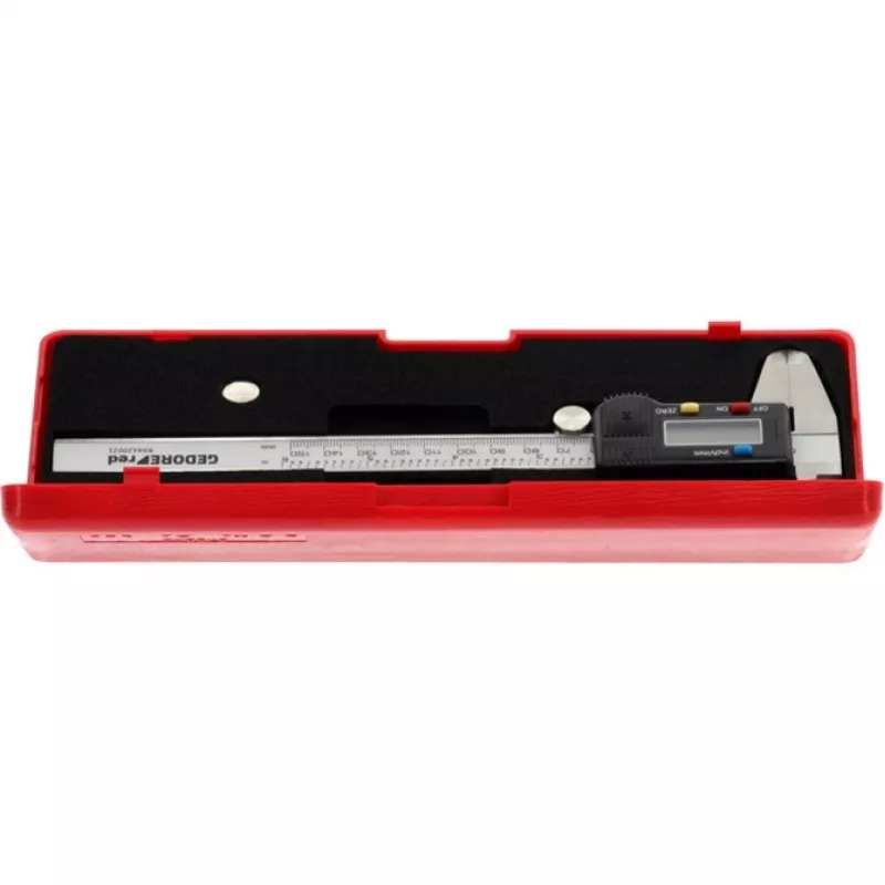 Gedore RED R94420021 3301430 calibre digital, 0–153 mm, mm/pulgadas, gris