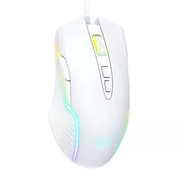 Ratón gaming Onikuma CW905 blanco con cable