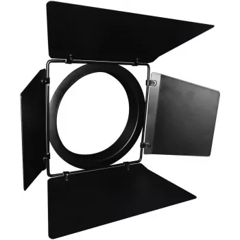 Limitador de aletas de luz EUROLITE THA-250F negro (modelo 41602141) para focos montados en truss