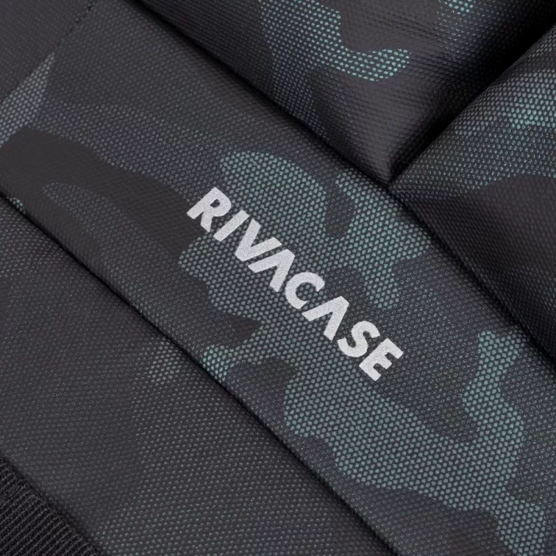 Rivacase Sherwood mochila camuflaje, azul marino poliéster, poliuretano