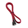Cable CableMod ModMesh - SATA - Serial ATA 150/300/600 - SATA (H) en ángulo recto a SATA (H) - 60 cm - rojo (CM-CAB-RSAT-N60KR-R)
