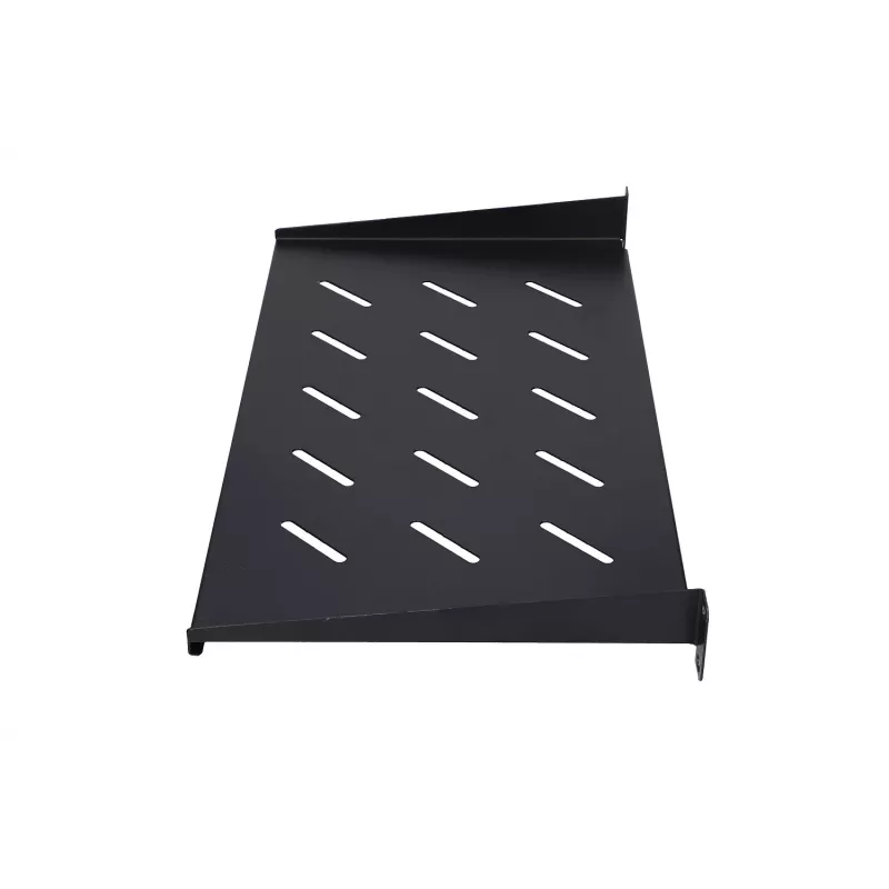 Extralink EX.14480 bandeja para armarios de 19 pulgadas, acero, negra, 1U, 350 mm