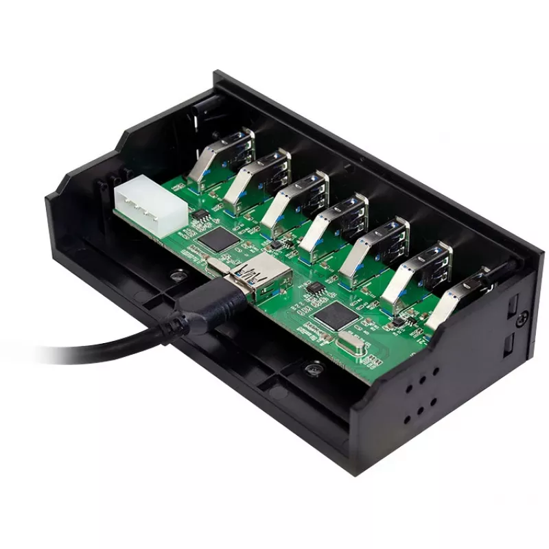 LogiLink concentrador USB 3.0, 7 puertos 5,25