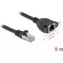 Cable de red DeLOCK 90779 negro 5 m Cat6a S/FTP RJ-45