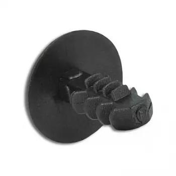 DeLOCK clip de abeto 60188 negro nailon 10 uds.