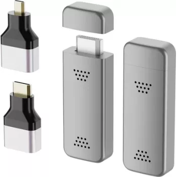 SpeaKa Professional Set de transmisión inalámbrica HDMI 5 GHz 1920 x 1080 píxeles loop-through (30120-WSE01-1-01)