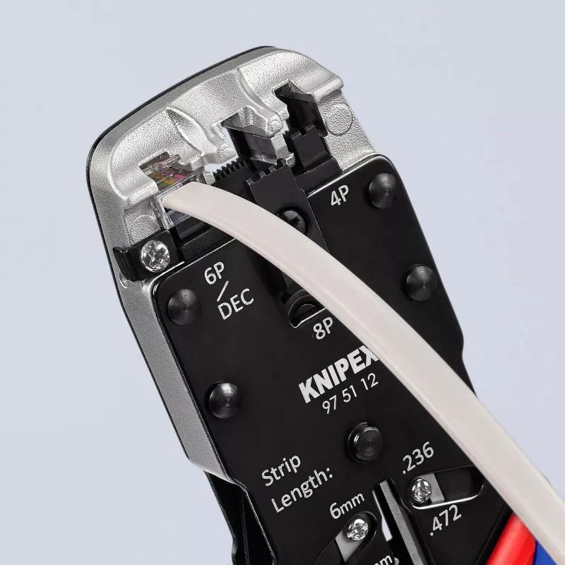 Alicate de crimpar para cables Knipex 975112